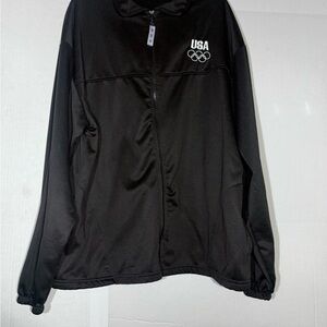 Olympic Committee XXL Fleece Lined Jacket Black